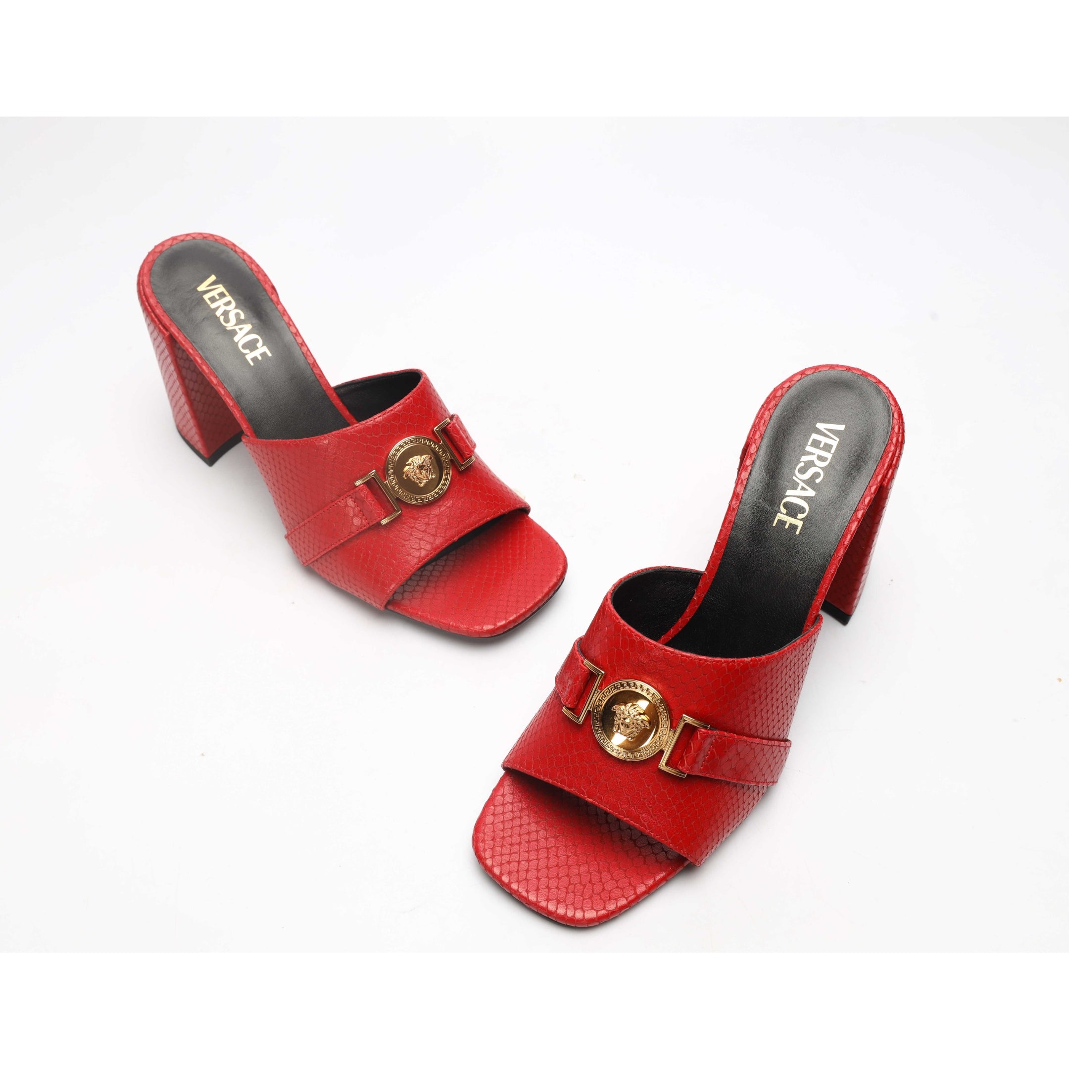 Versace Red Medusa Heels