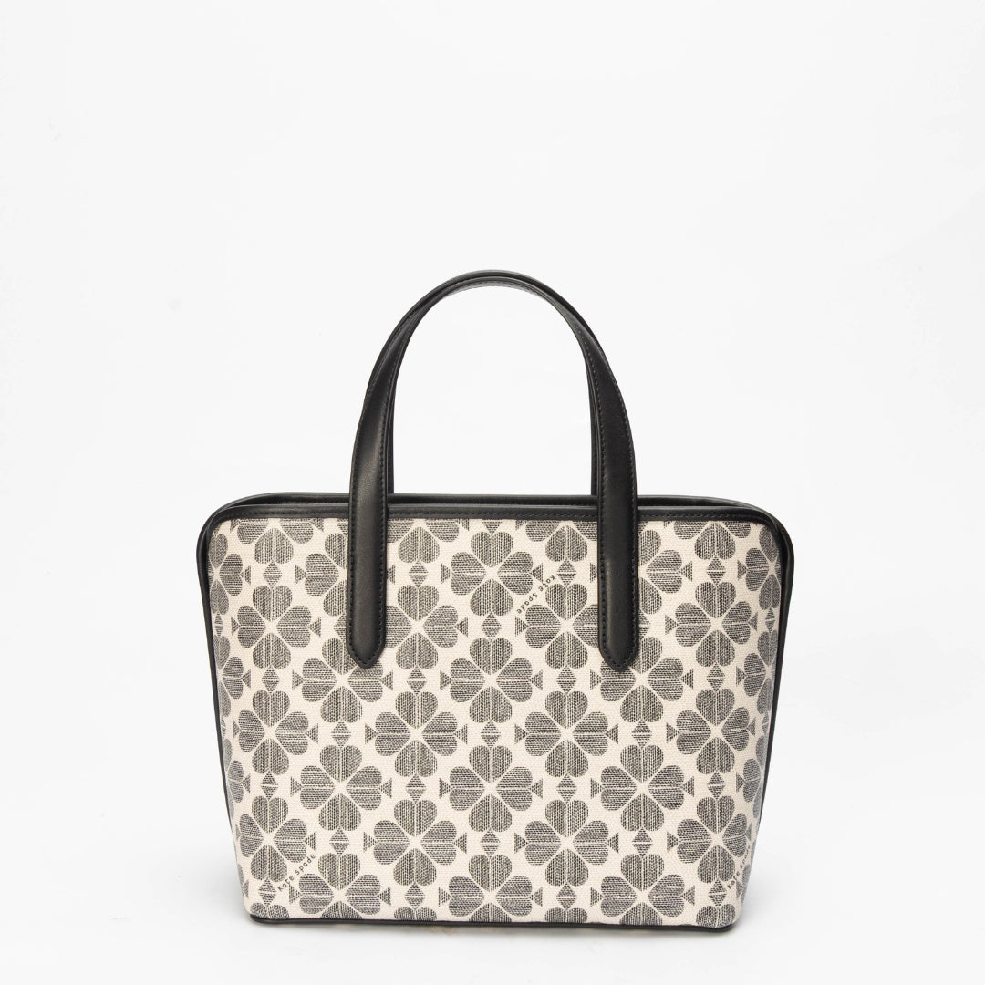 Kate Spade Flower Black & White Satchel
