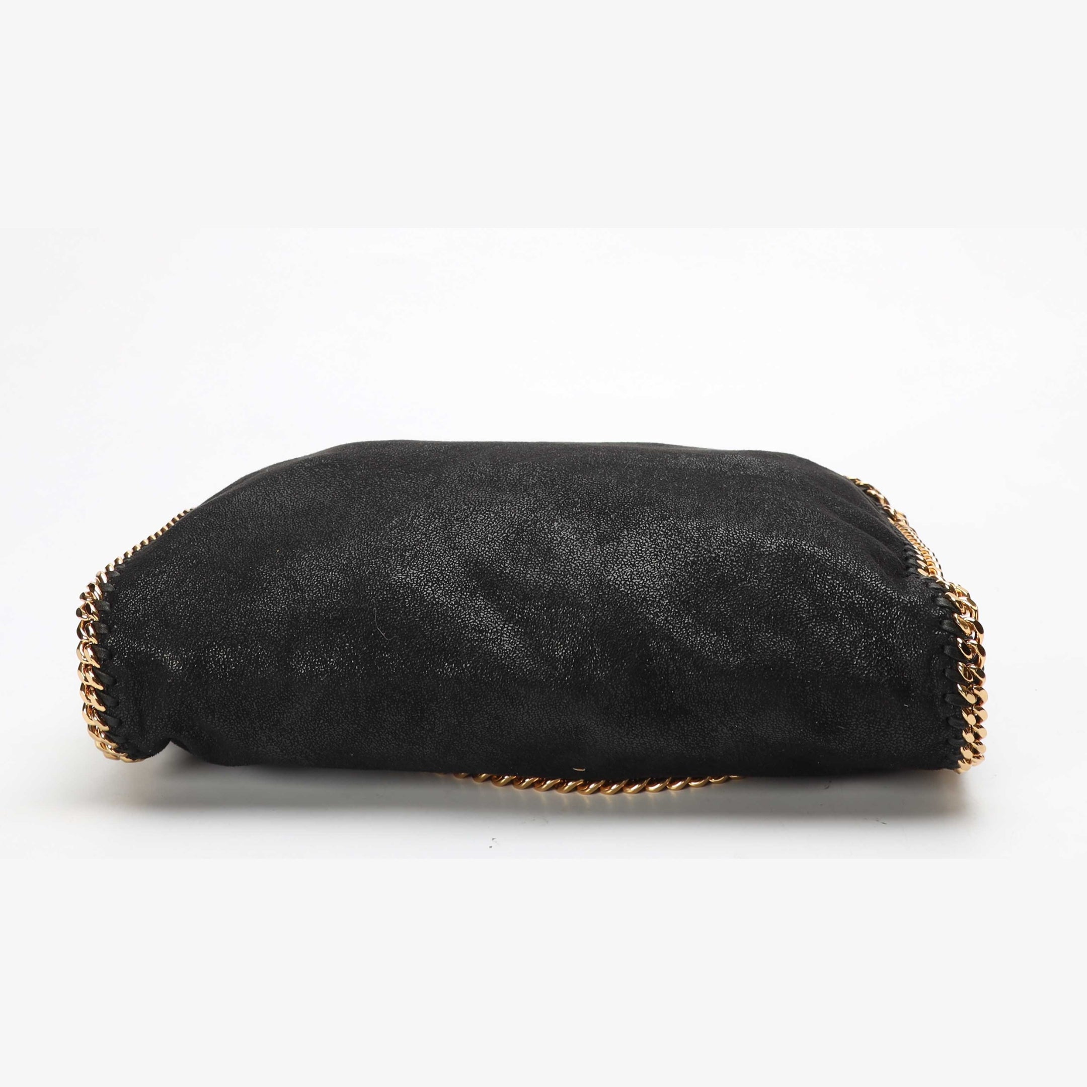 Stella Mccartney Black Falabella Shaggy 3 Chain Tote