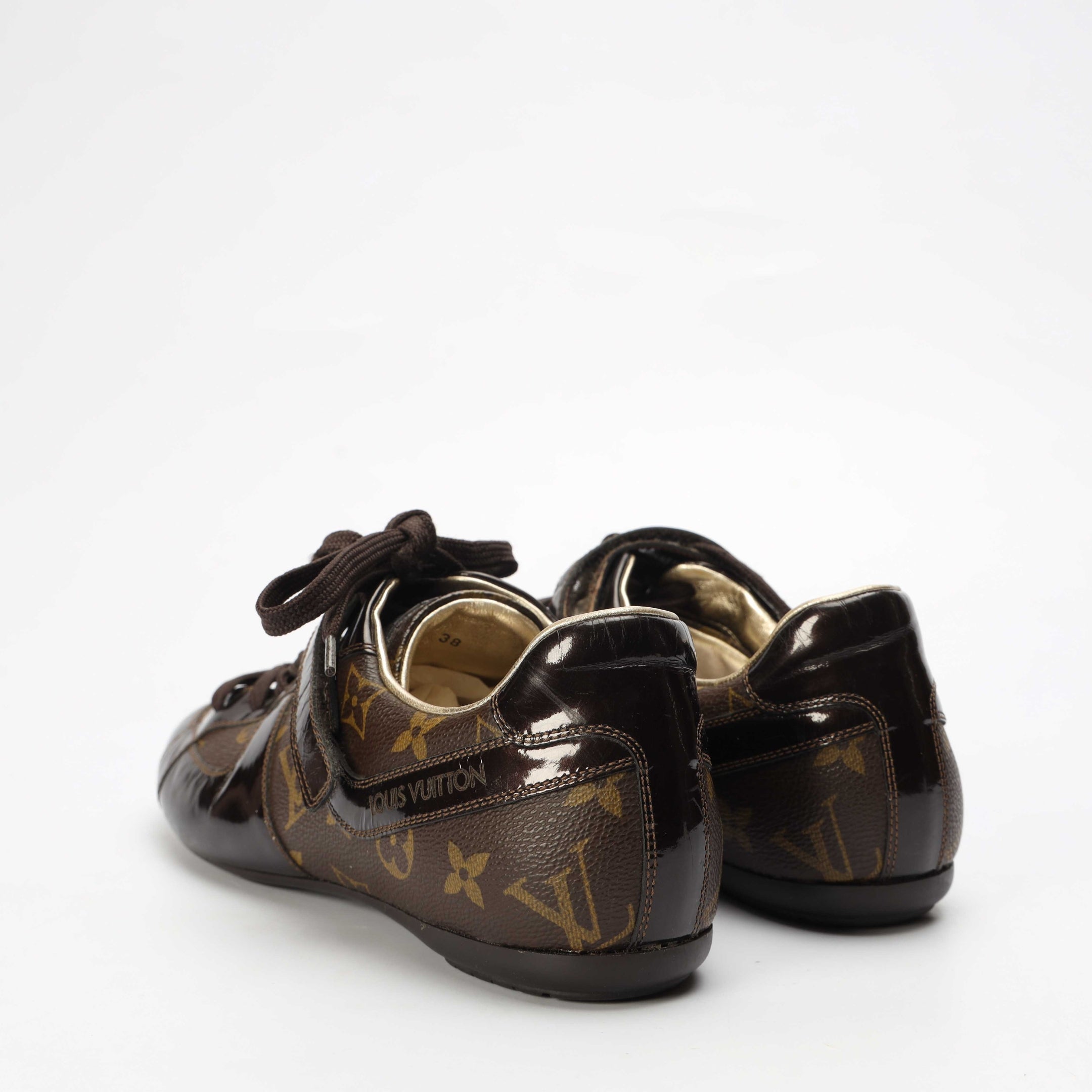 Louis Vuitton Brown Monogram Low Top Sneakers