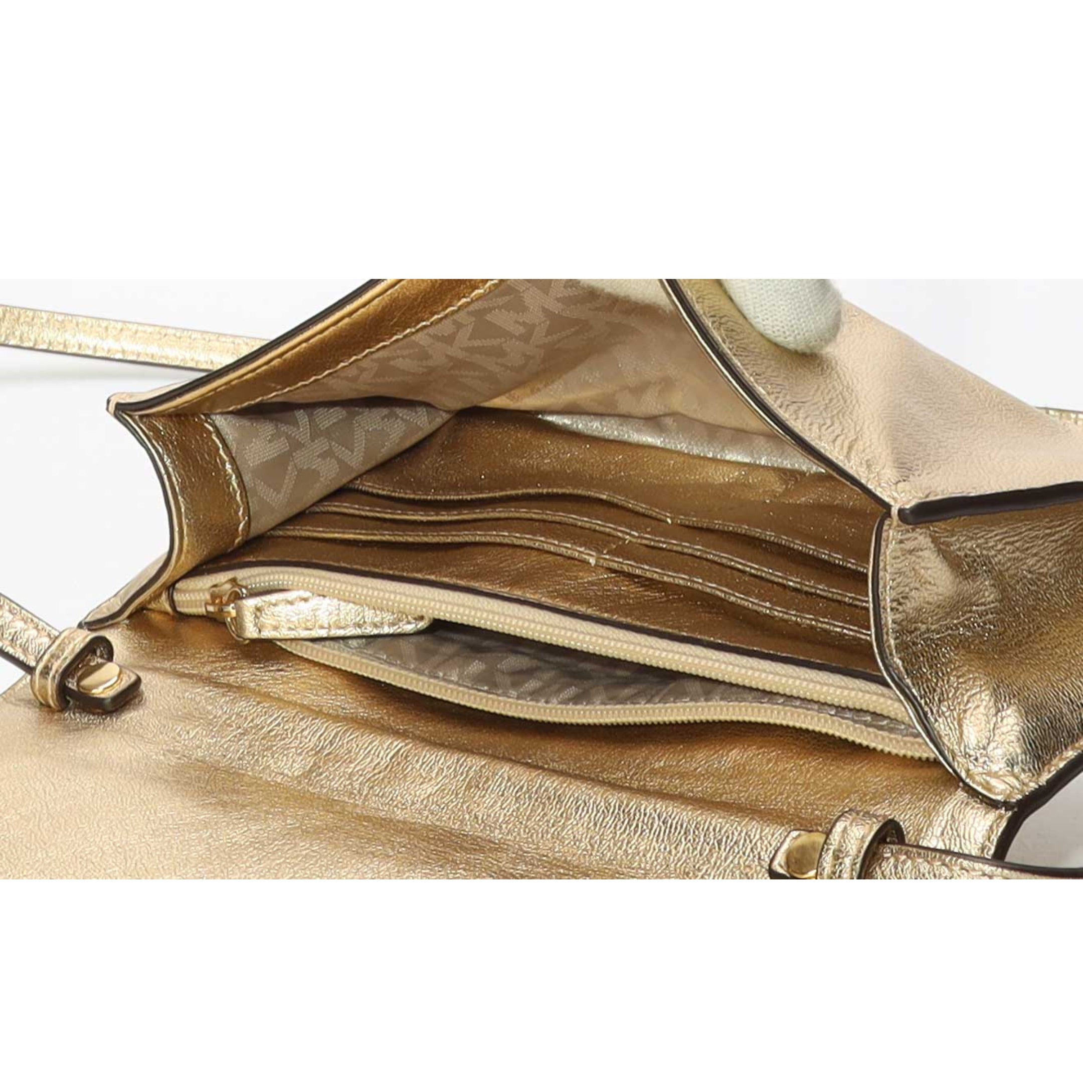 Michael Kors Lana Gold Clutch Bag