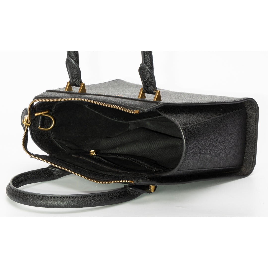 Charles & Keith Black Small Satchel Bag