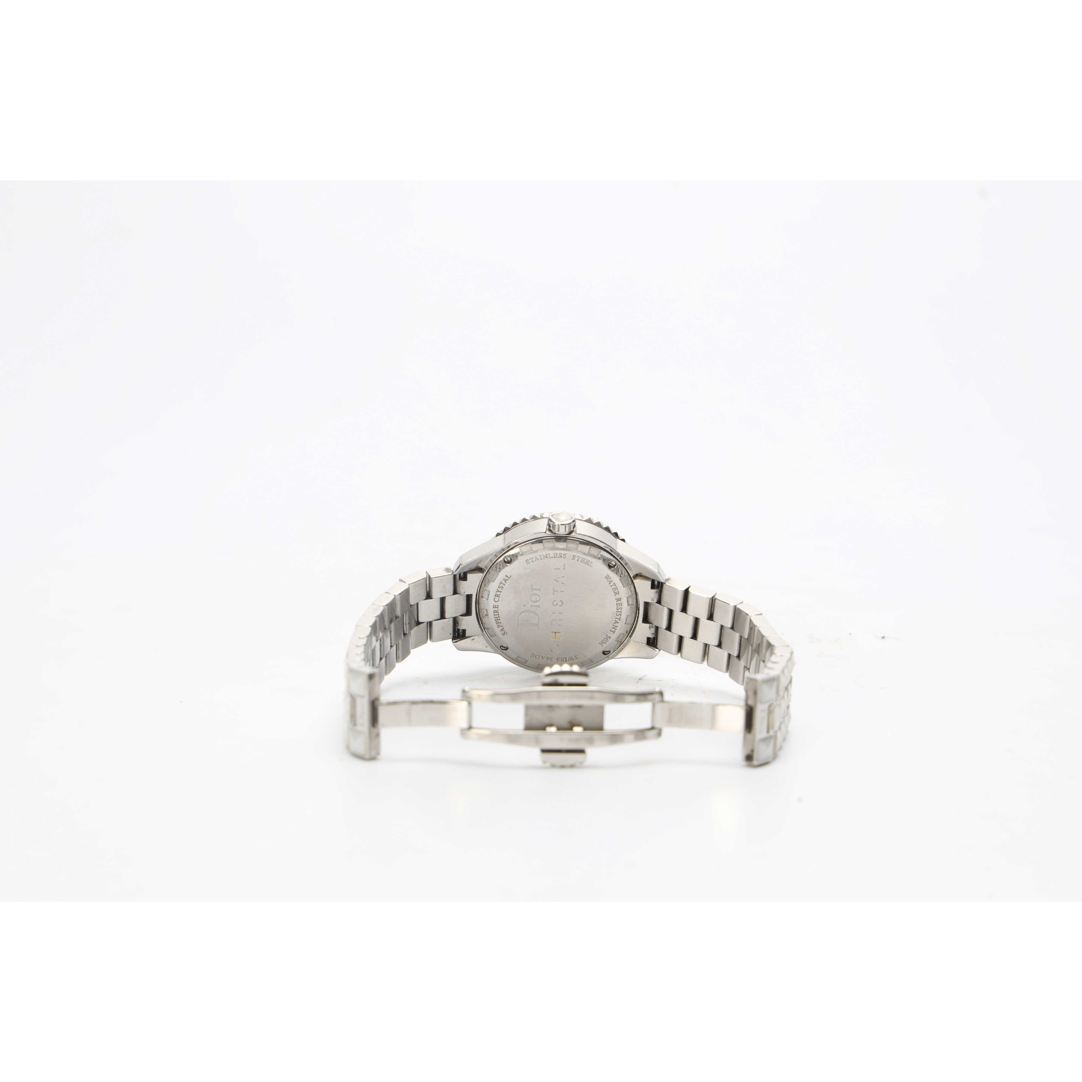 Dior White Christal Wrist Watch