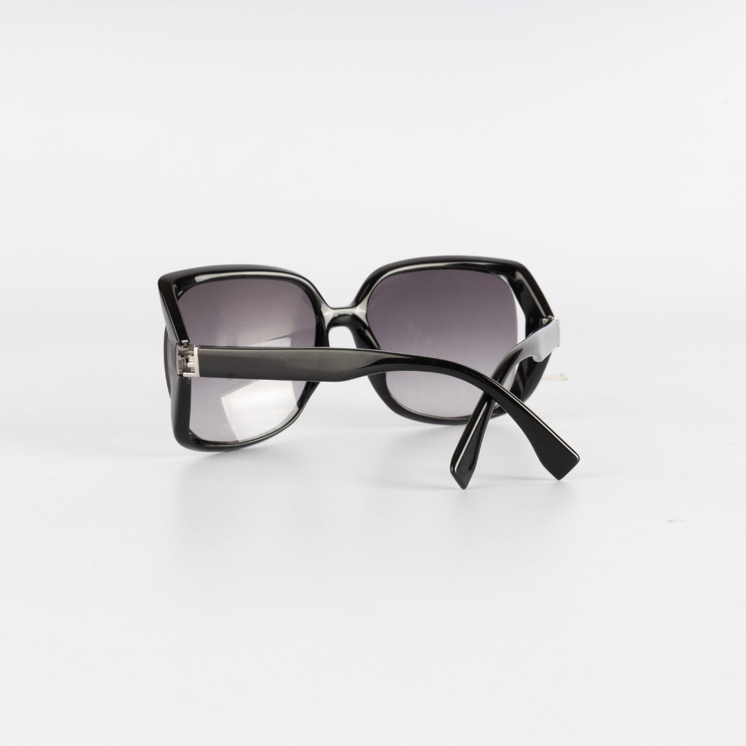 Fendi Black Fendista Square Sunglasses