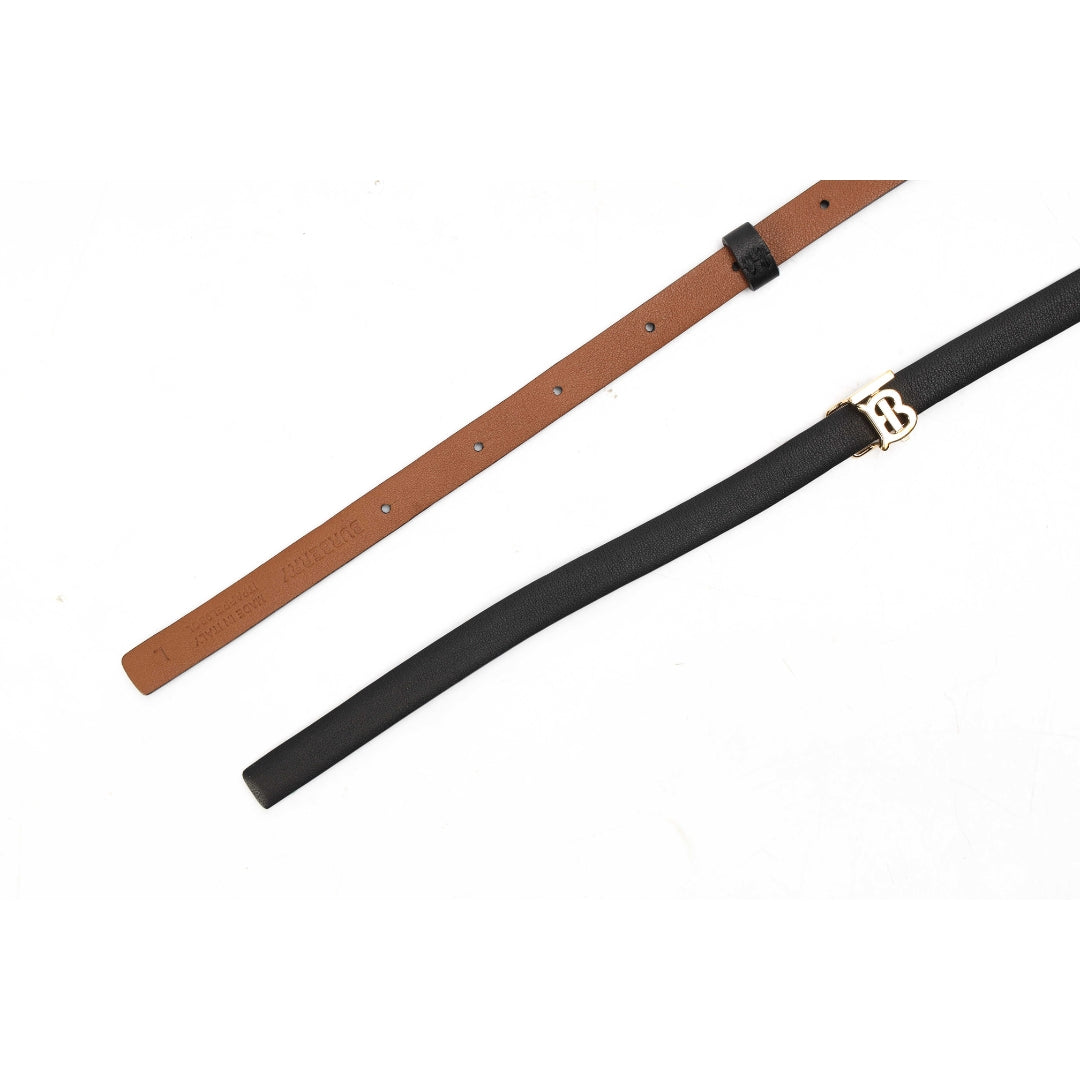 Burberry Logo Slim Reversible Belt