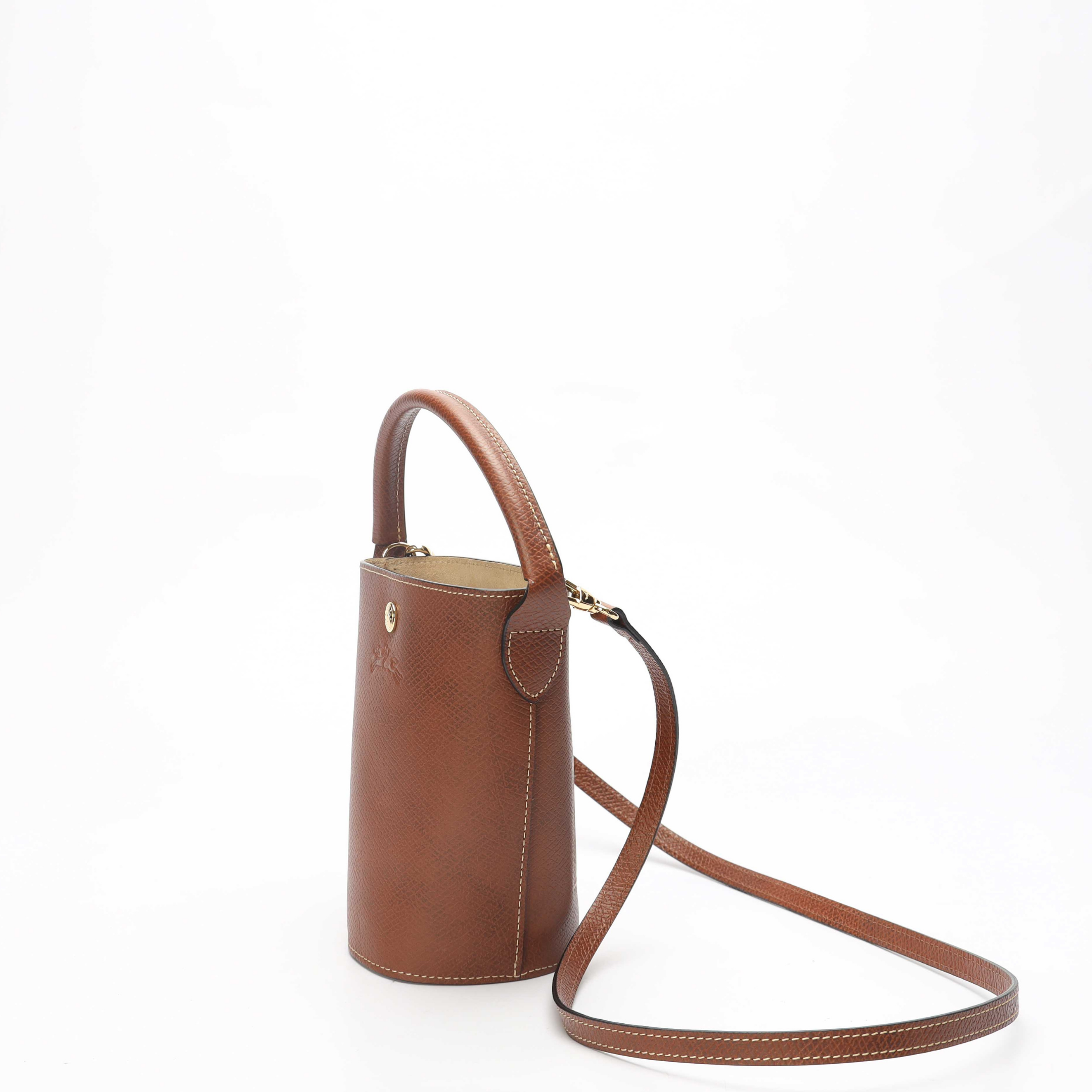 Longchamp Épure Brown Bucket bag