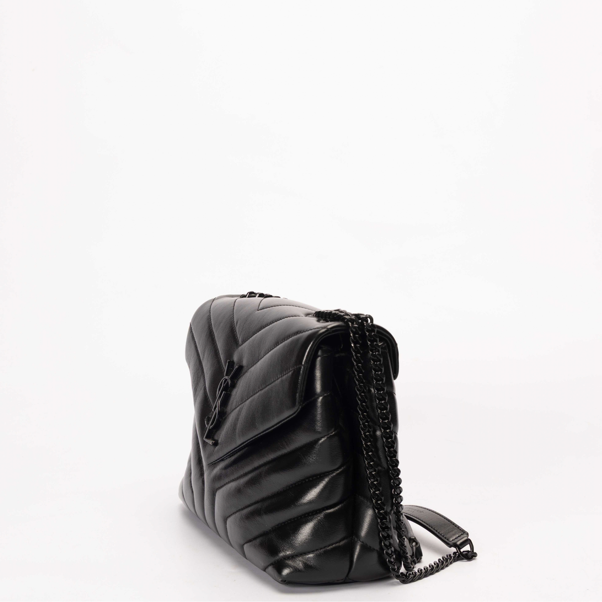 Saint Laurent Black Convertible Shoulder Bag