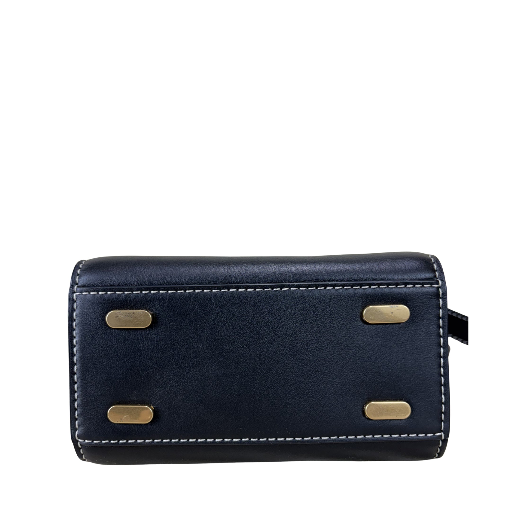 Tory Burch Lee Radziwill Navy Crossbody Bag