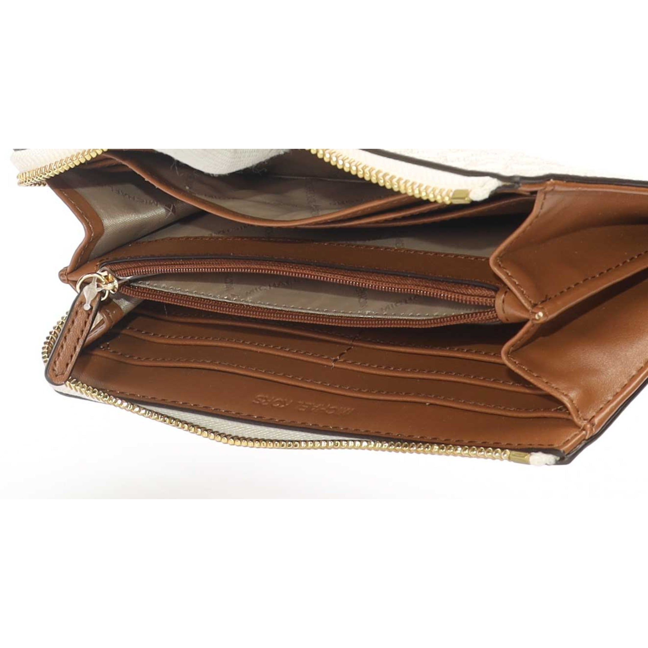 Michael Kors Vanilla Jet Set Zip Wallet