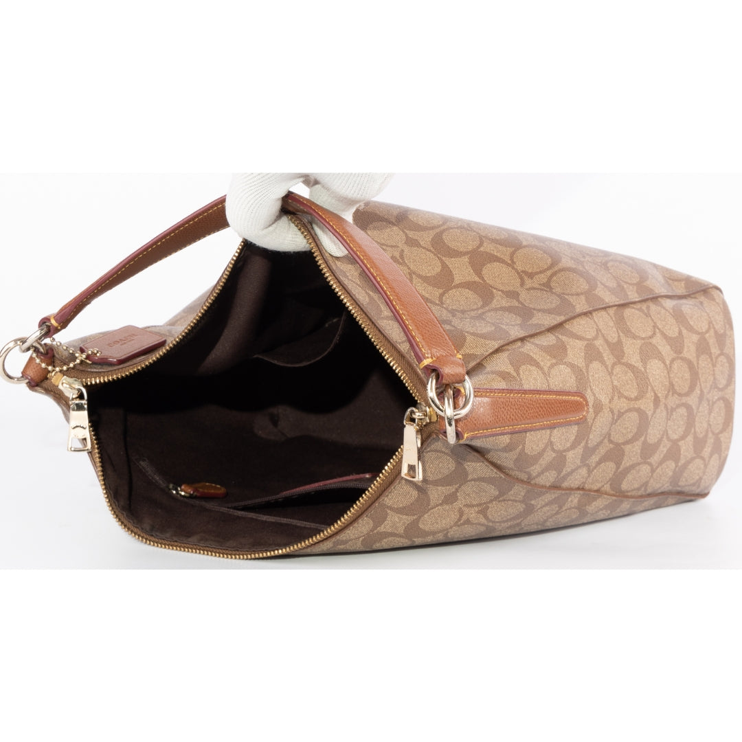 Coach Signature East West Celeste Hobo