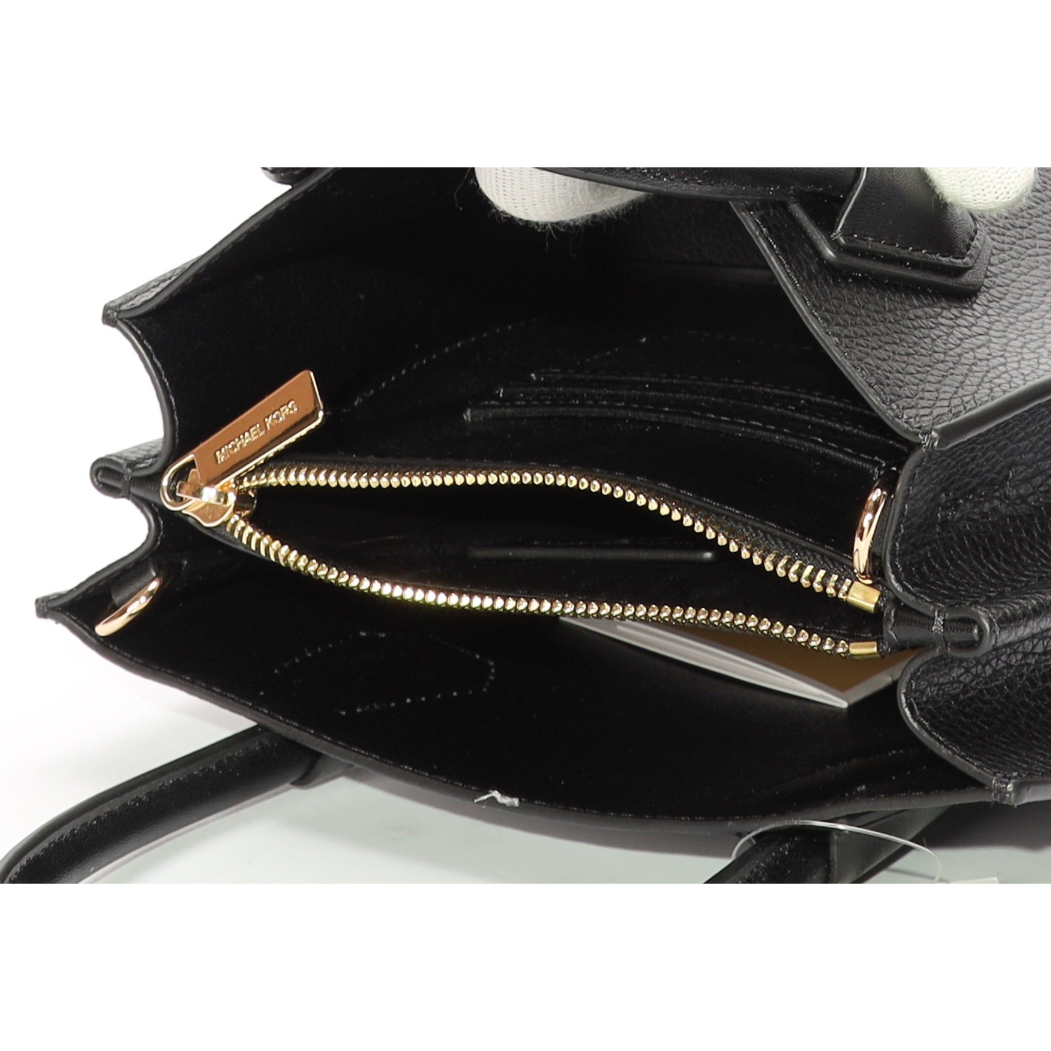 Michael Kors Mercer Black Convertible Satchel