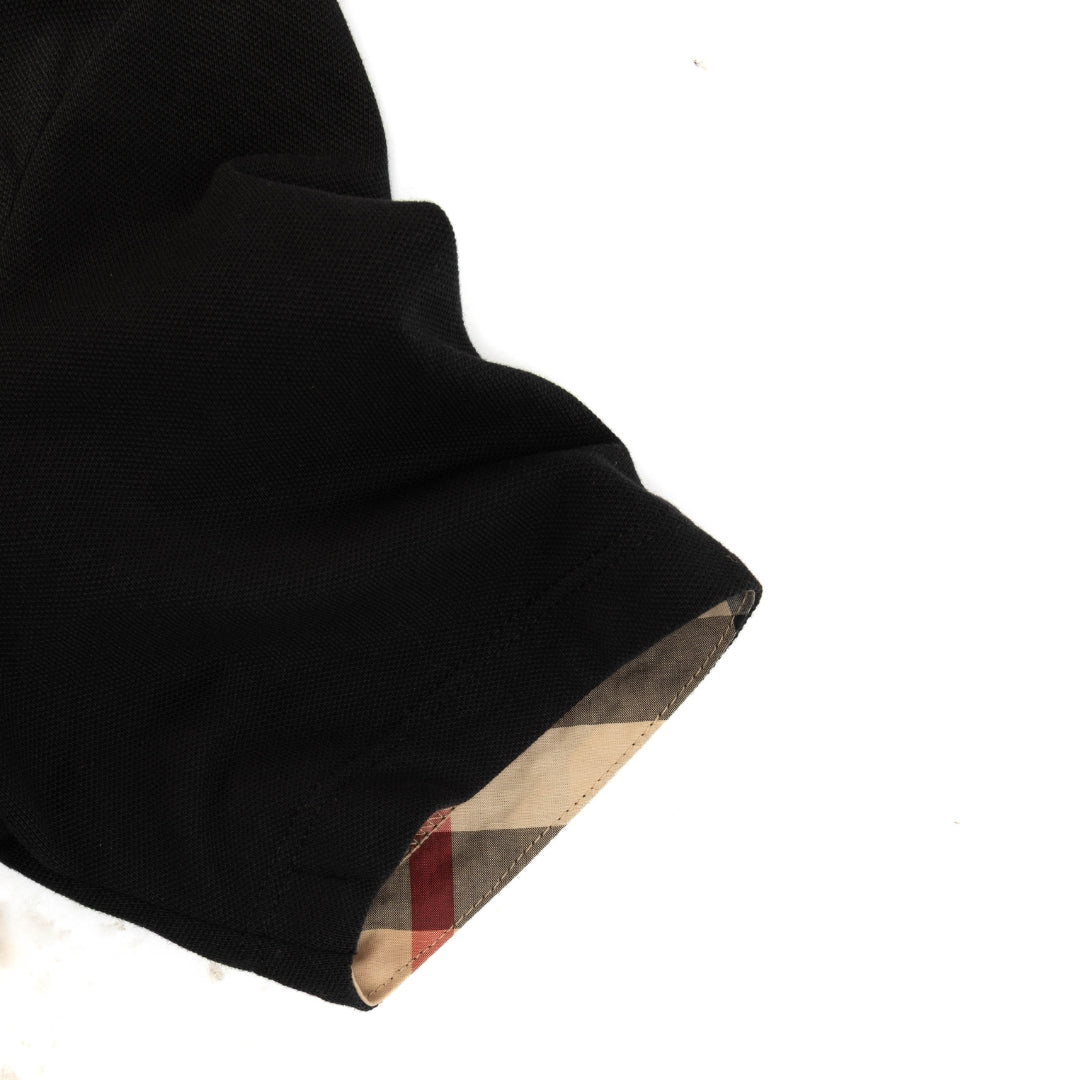 Burberry Brit Black Nova Check Polo T-Shirt