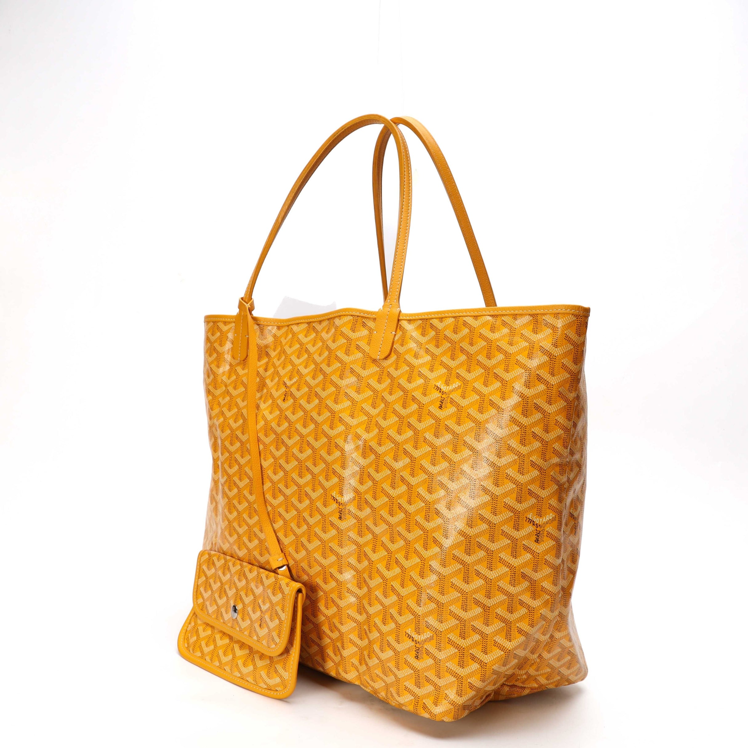Goyard Yellow Goyardine Saint Louis GM Tote