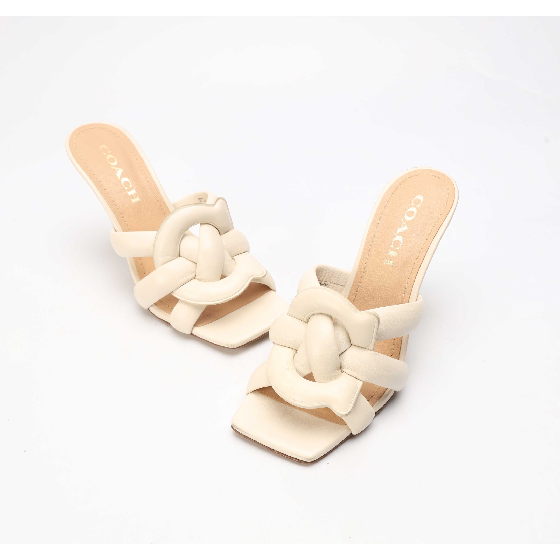Coach Kellie White Stilettos