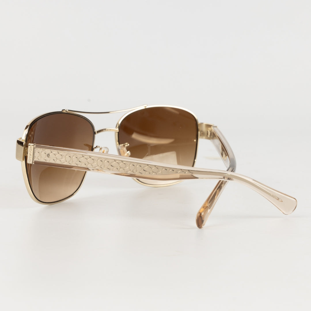 Coach aviator glasses best sale