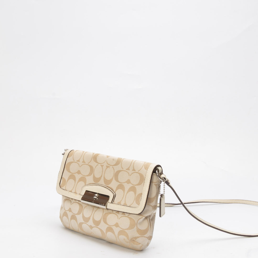 Coach Kristie White Sling Bag