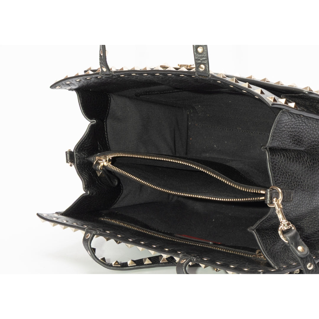 Valentino Garavani Rockstud Black Tote Bag