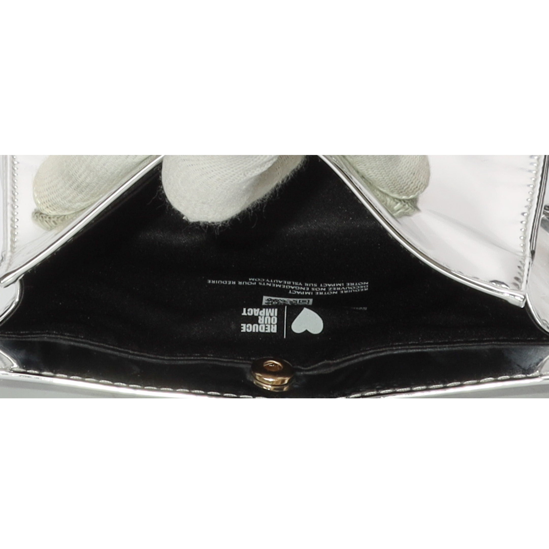 Yves Saint Laurent Silver Beauty Pouch