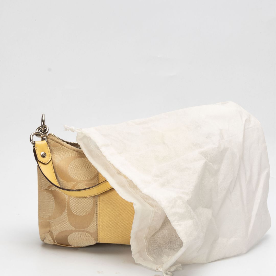 Coach Vintage Stripe Tan Convertible Bag