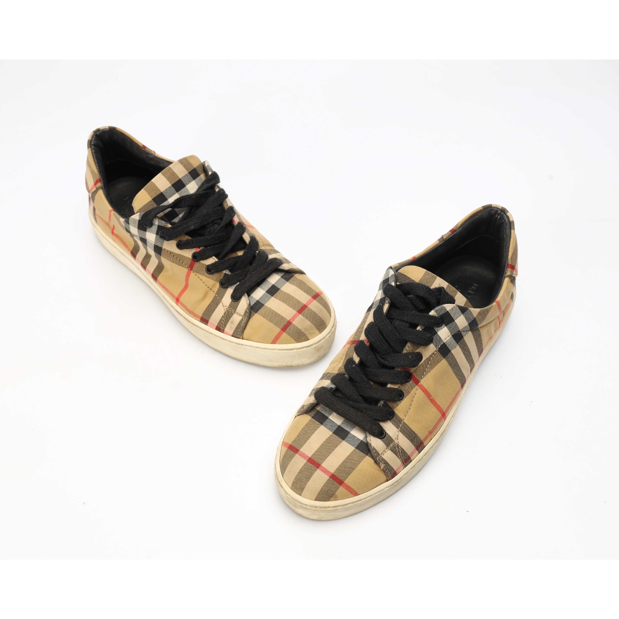 Burberry Check Canvas Sneakers