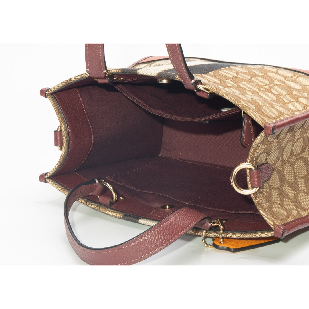 Coach Dempsey Carryall Bag In Signature Jacquard