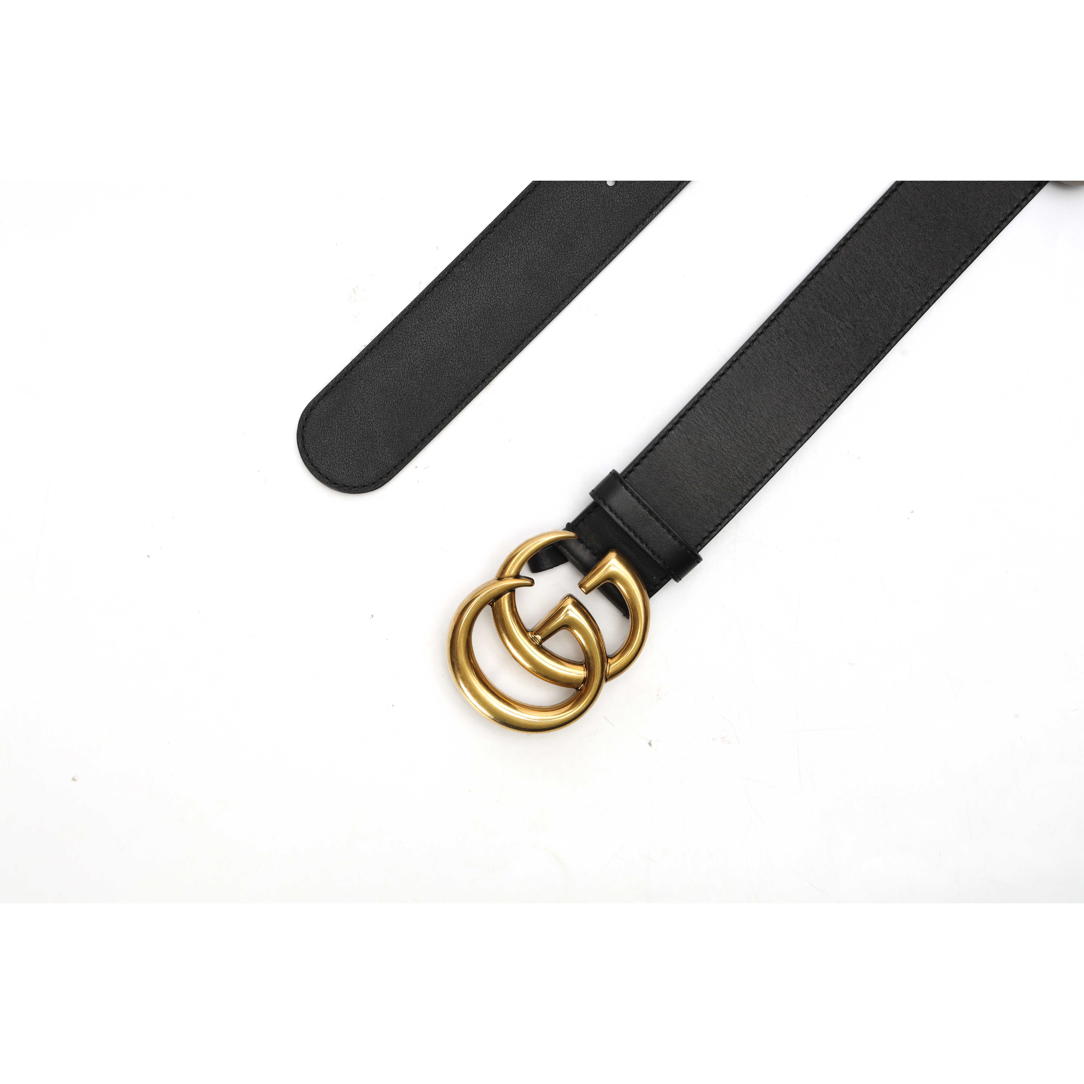 Gucci Black Logo Buckle Belt