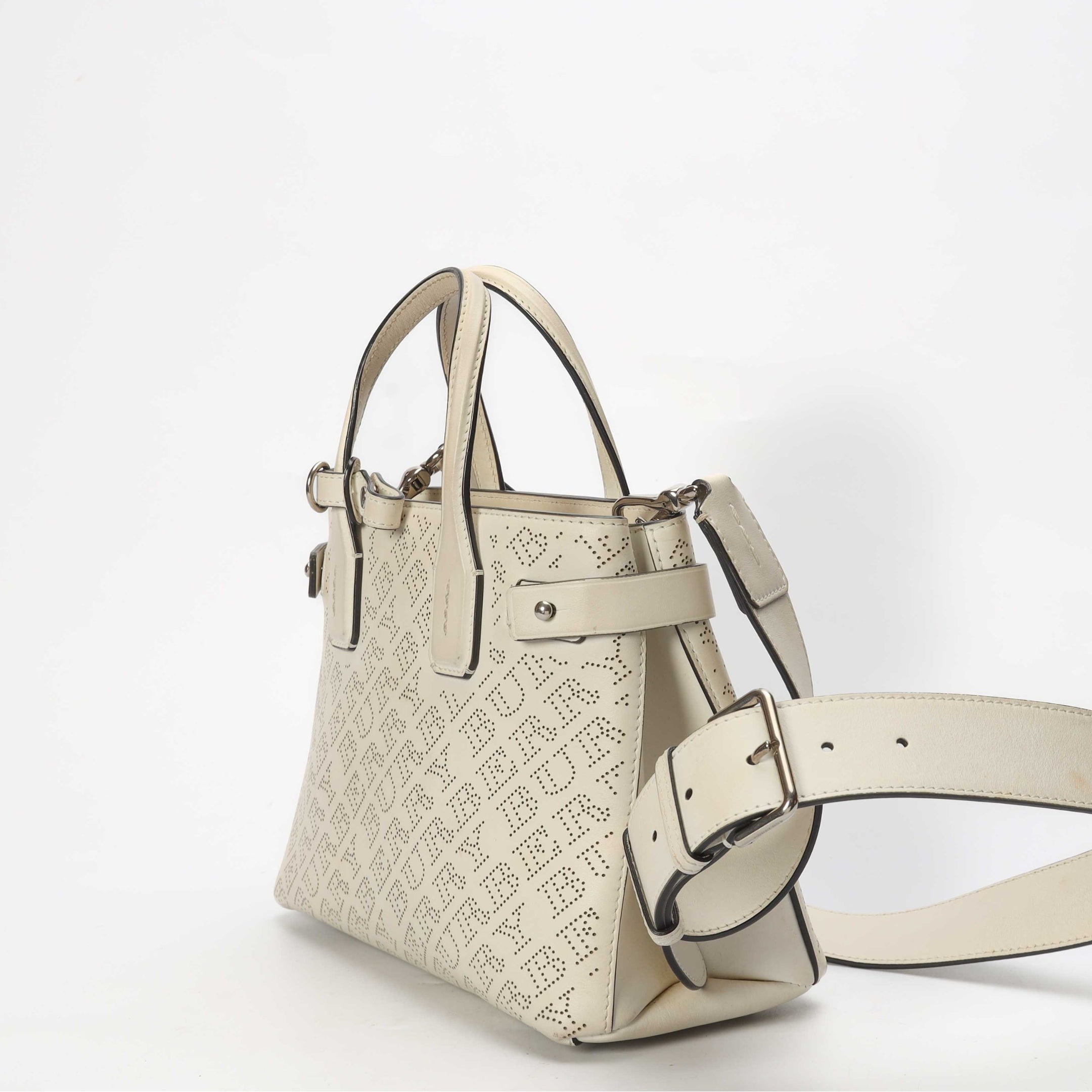 Burberry Perforated Banner Tote
