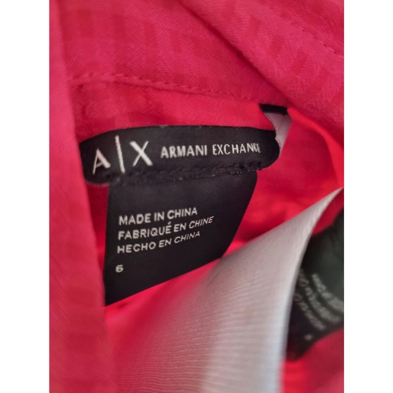 Armani Exchange Collar Neck Straight Dress