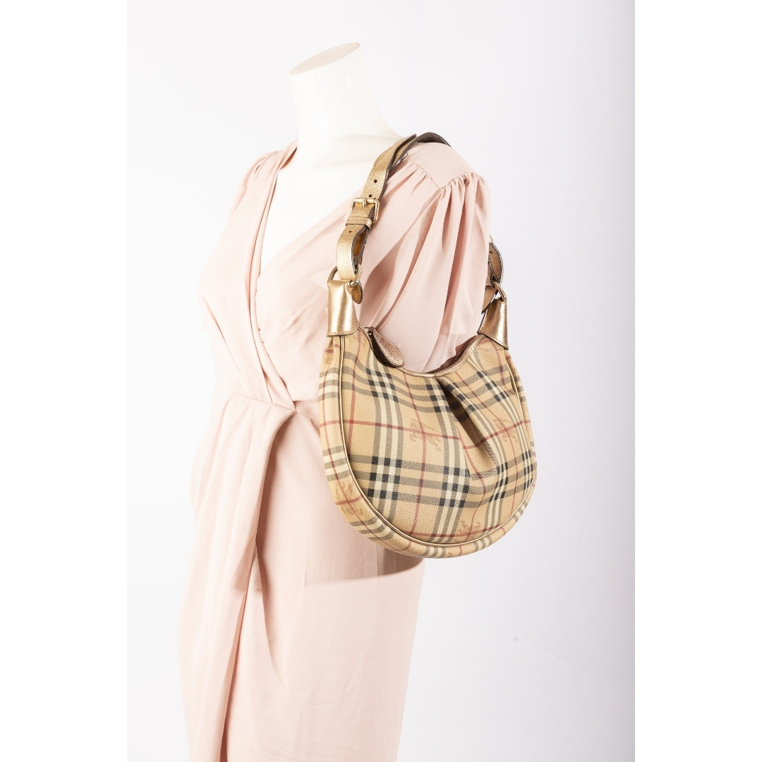 Burberry Super Nova Check Shoulder Bag