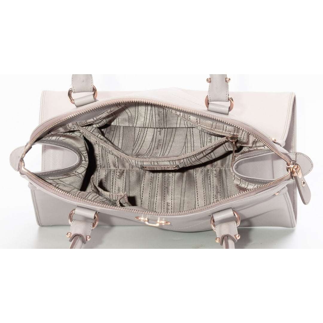 Salvatore Ferragamo Saffiano Leather Satchel