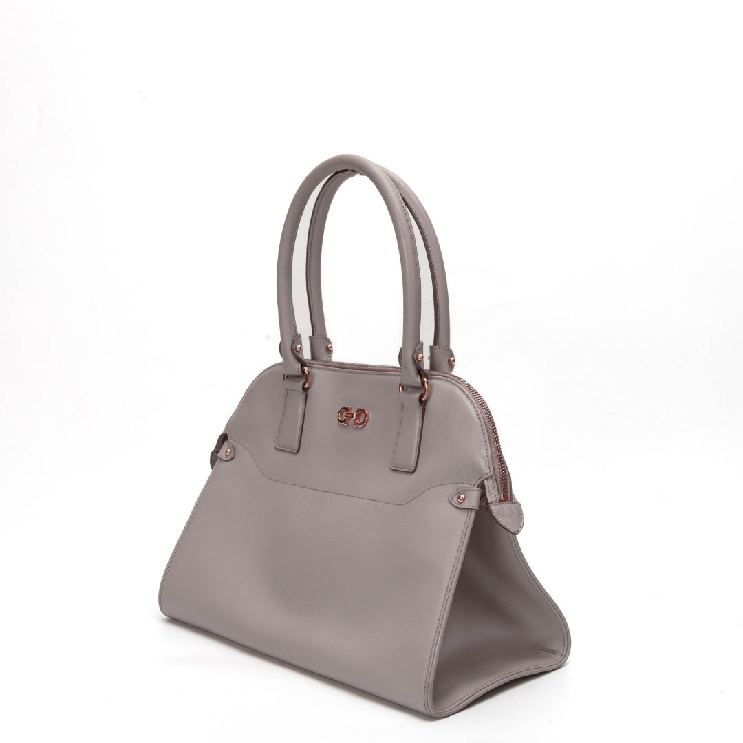 Salvatore Ferragamo Saffiano Leather Satchel