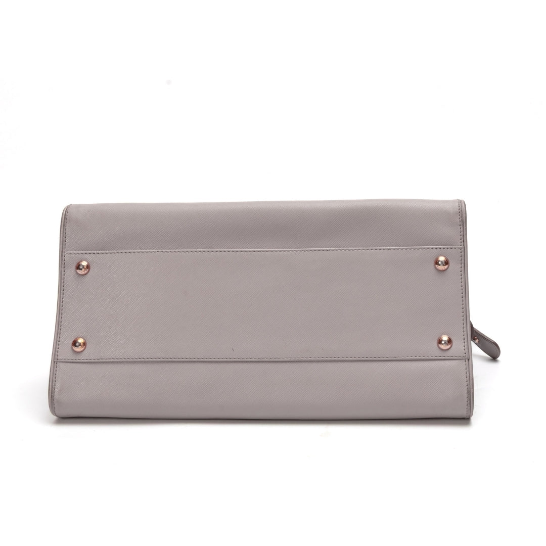 Salvatore Ferragamo Saffiano Leather Satchel