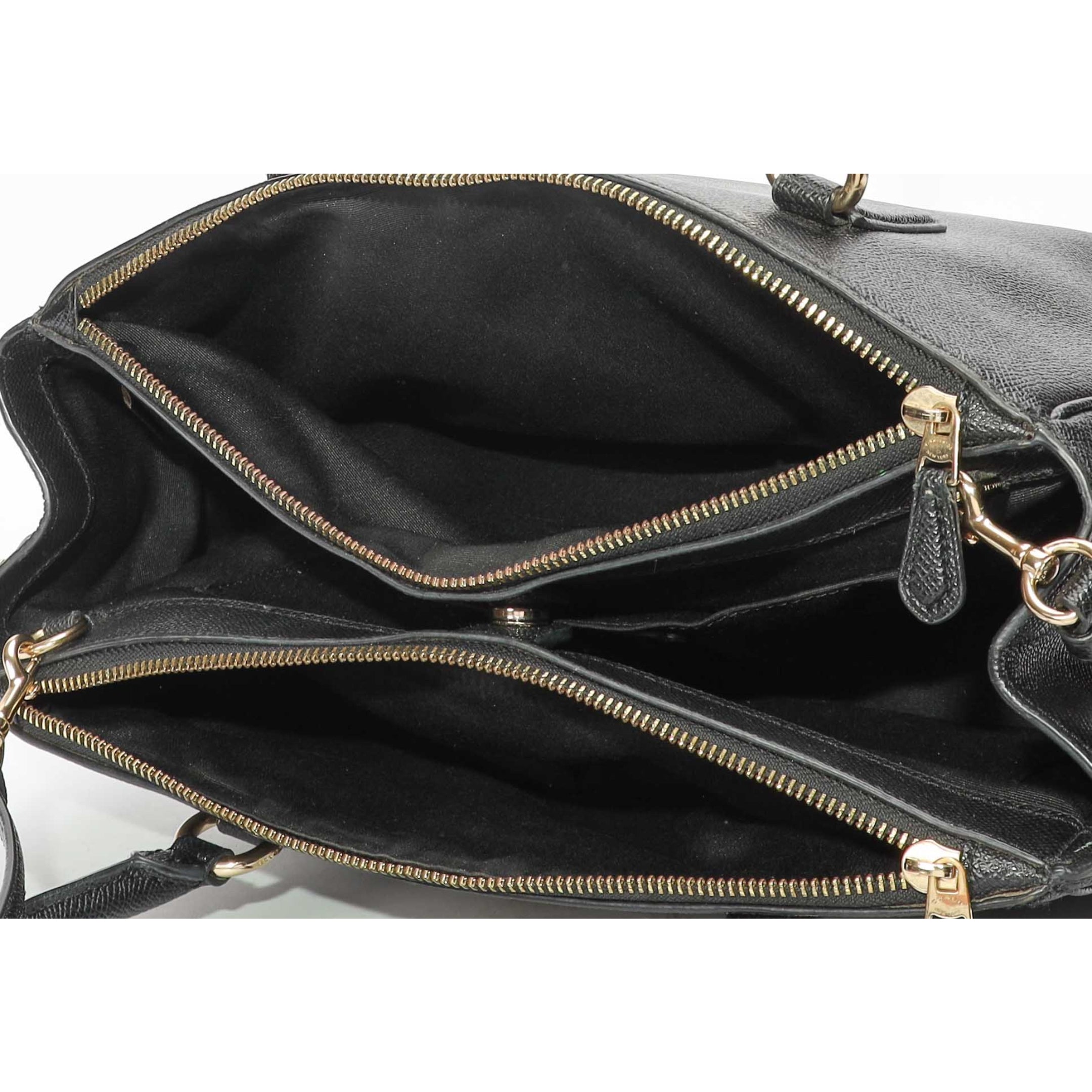 Coach Black Tatum Carryall Satchel