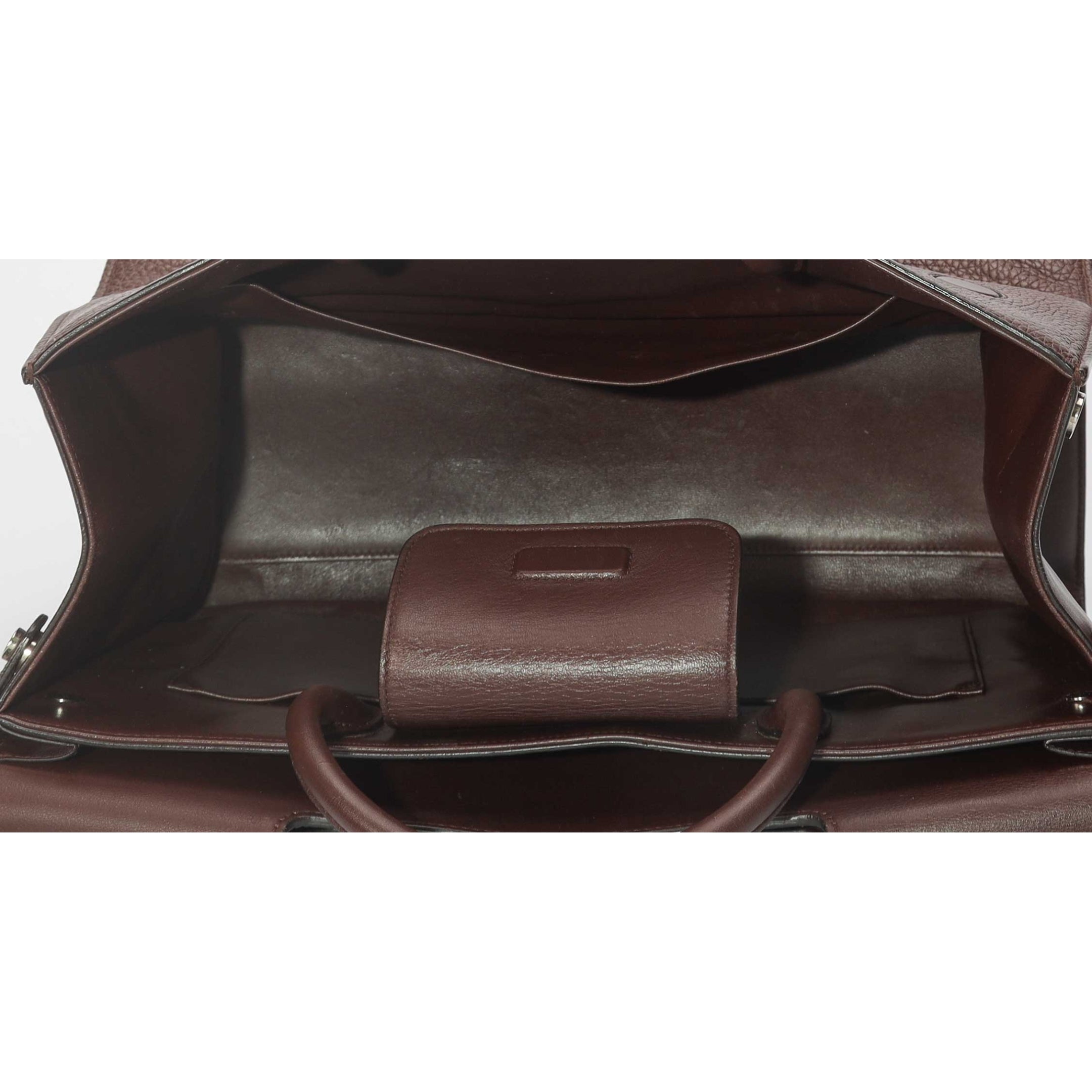 Christian Dior Diorever Burgundy Top Handle Bag
