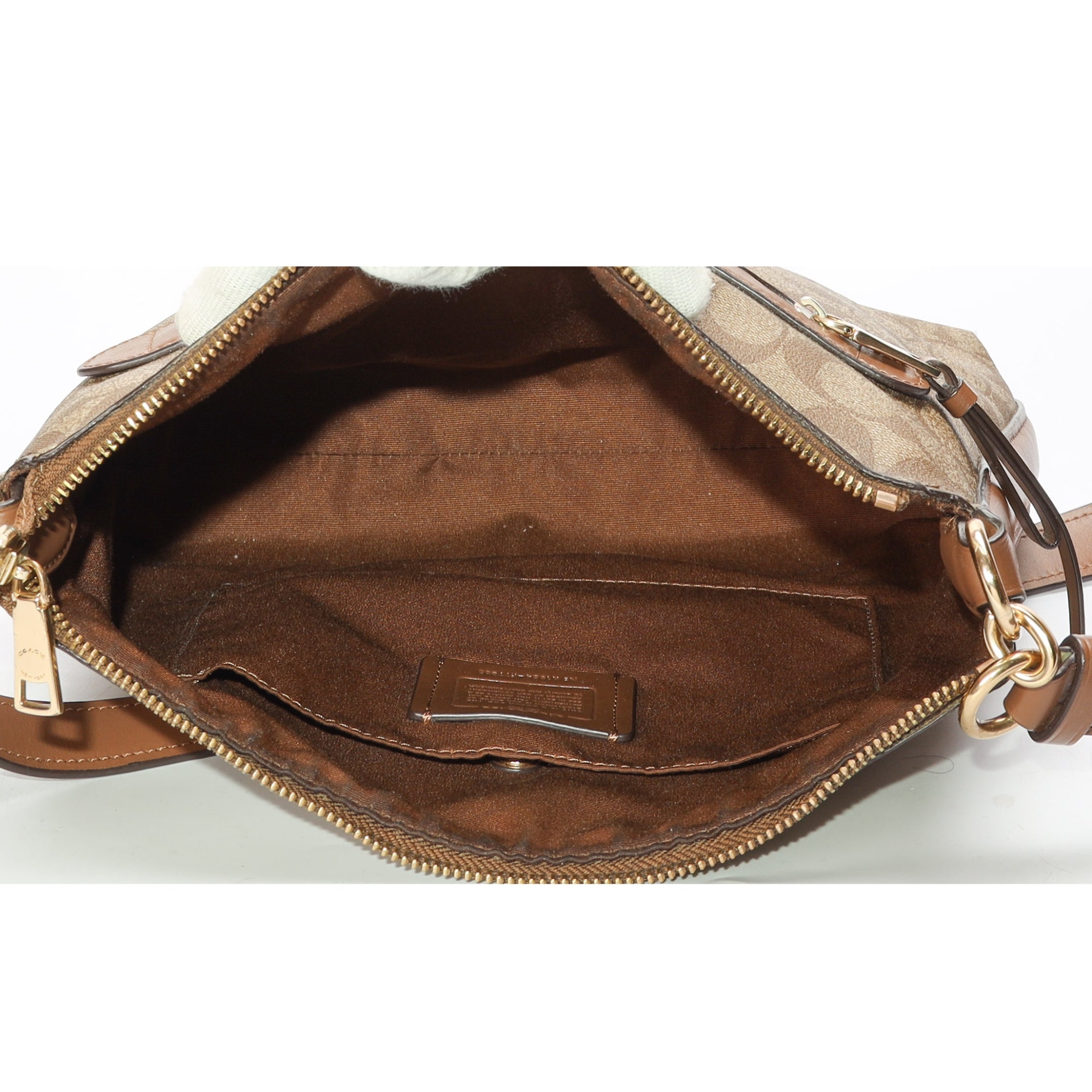 Coach Mae Signature Canvas File Crossbody Bag