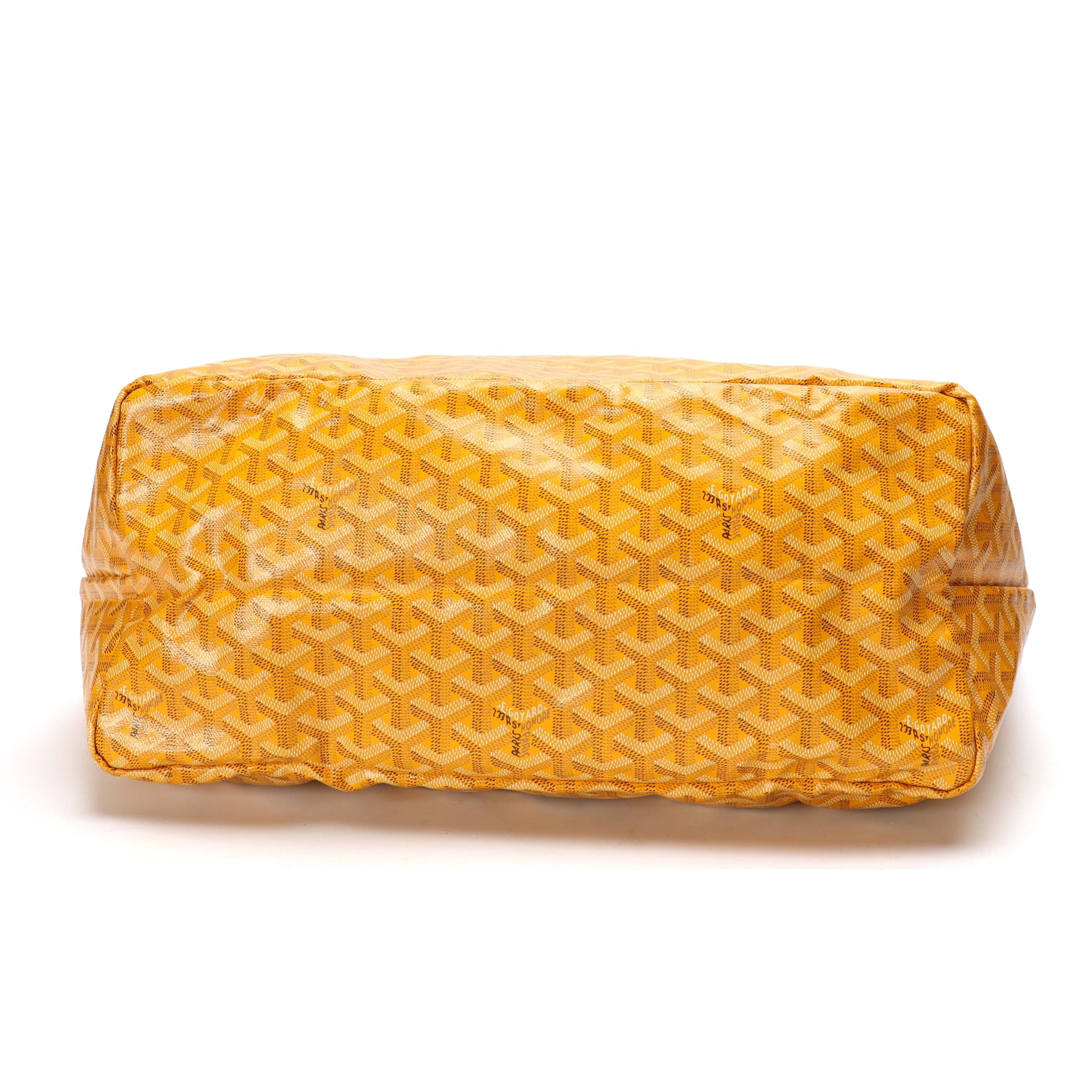 Goyard Yellow Goyardine Saint Louis GM Tote