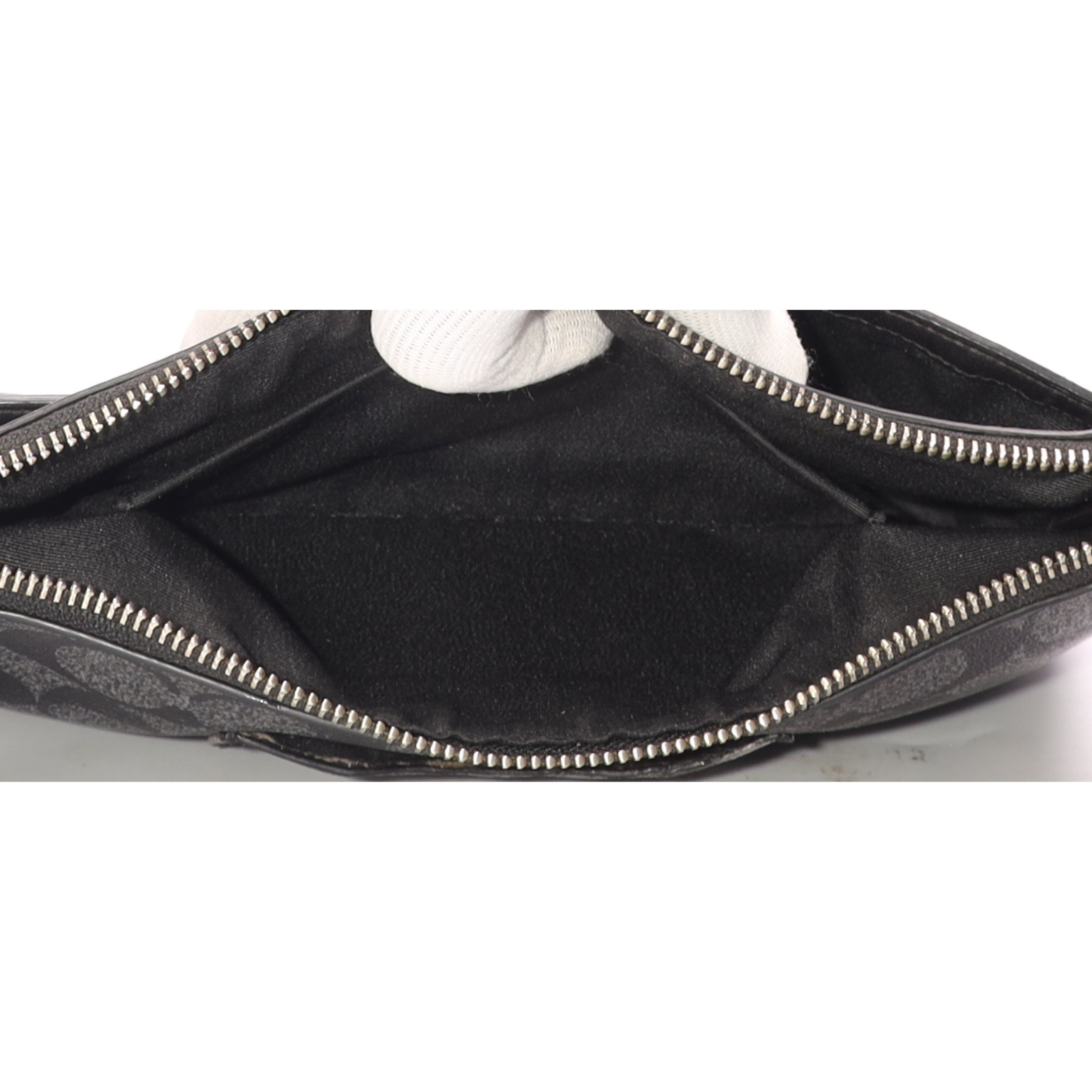 Coach Charcoal Signature Canvas Crossbody Bag