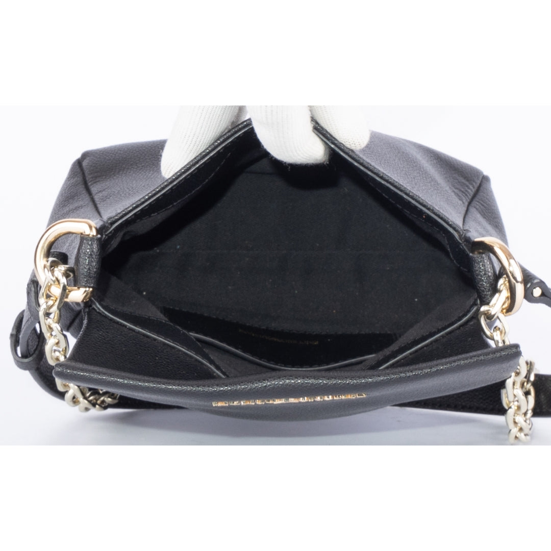 Emporio Armani Black Leather Crossbody Bag