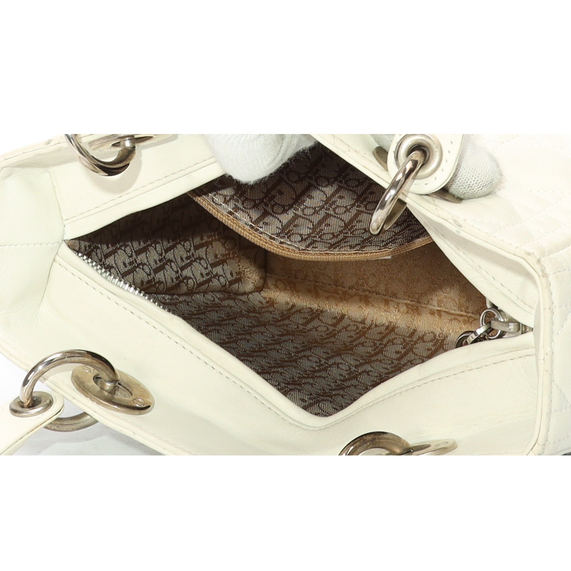 Dior White Lady Dior Bag