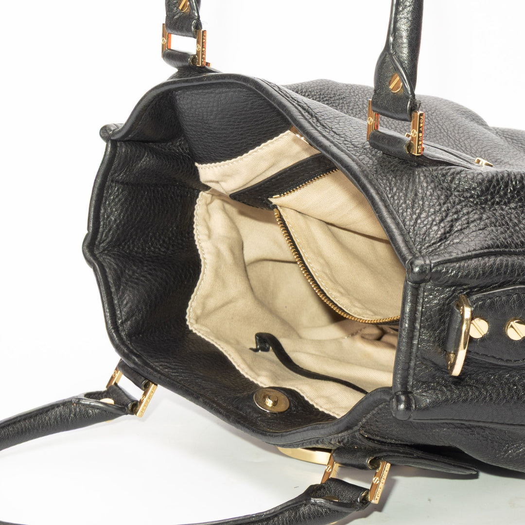 Tory Burch Black Amanda Hobo Bag