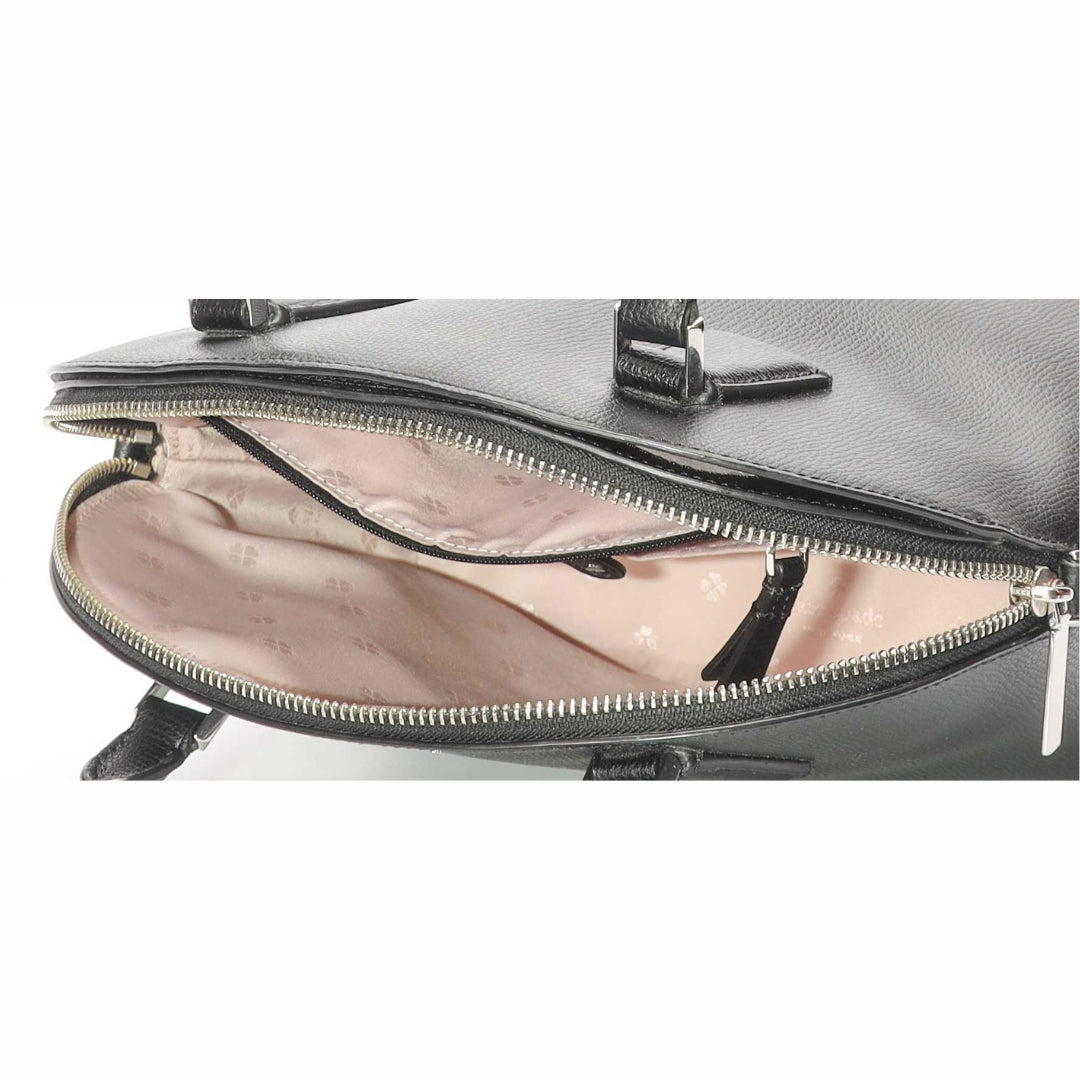 Kate Spade Sylvia Black Large Dome Satchel
