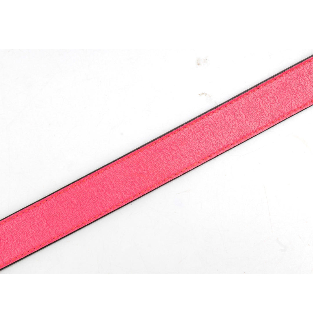 Gucci Pink GG Buckle Belt