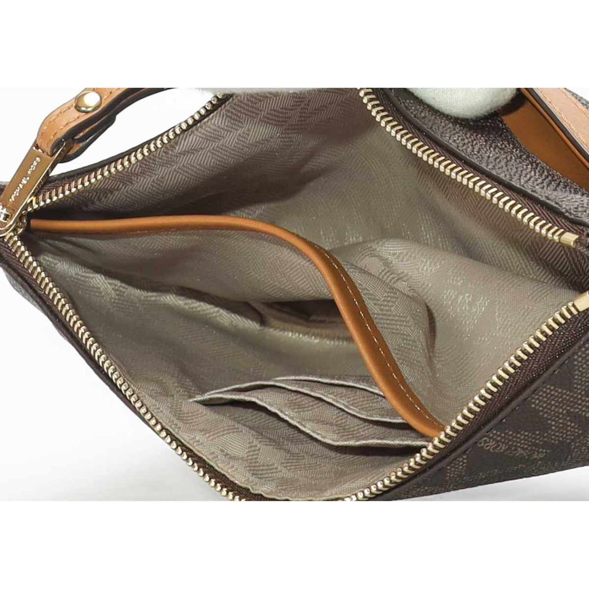 Michael Kors Charlton Medium Brown Wristlet