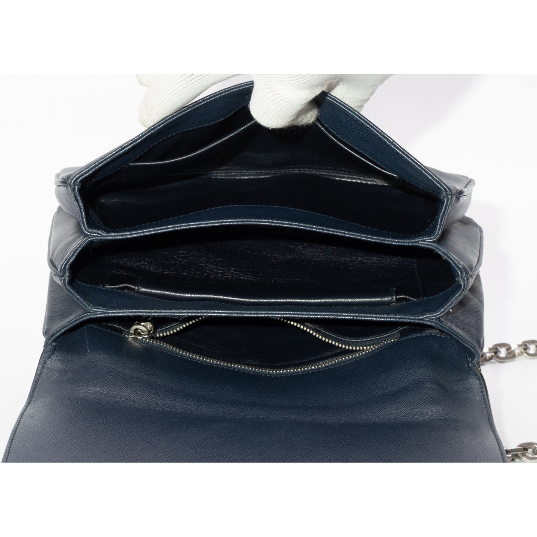 Prada Saffiano Lux Leather Baiadera Shoulder Bag