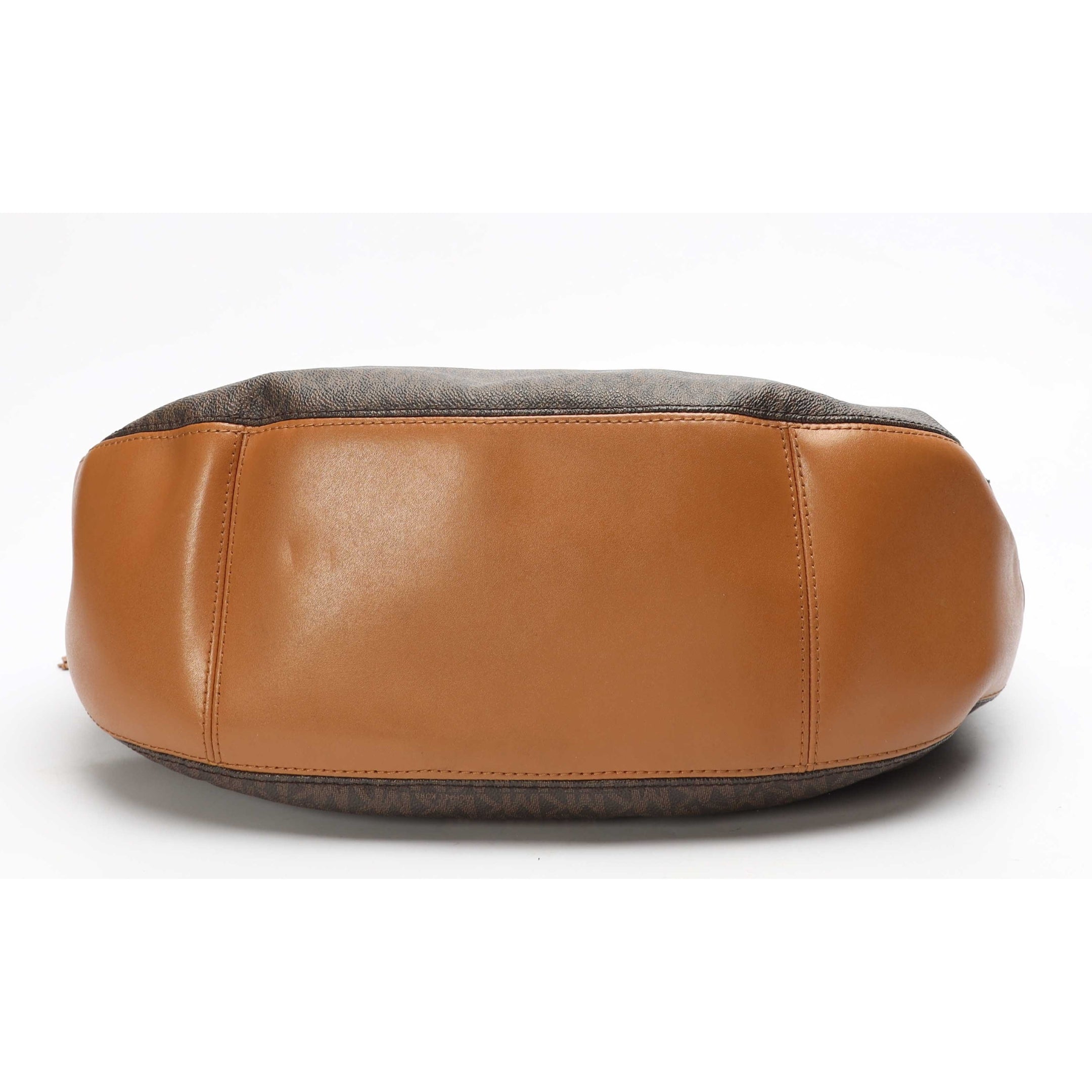 Michael Kors Brooke Brown Logo Hobo Bag