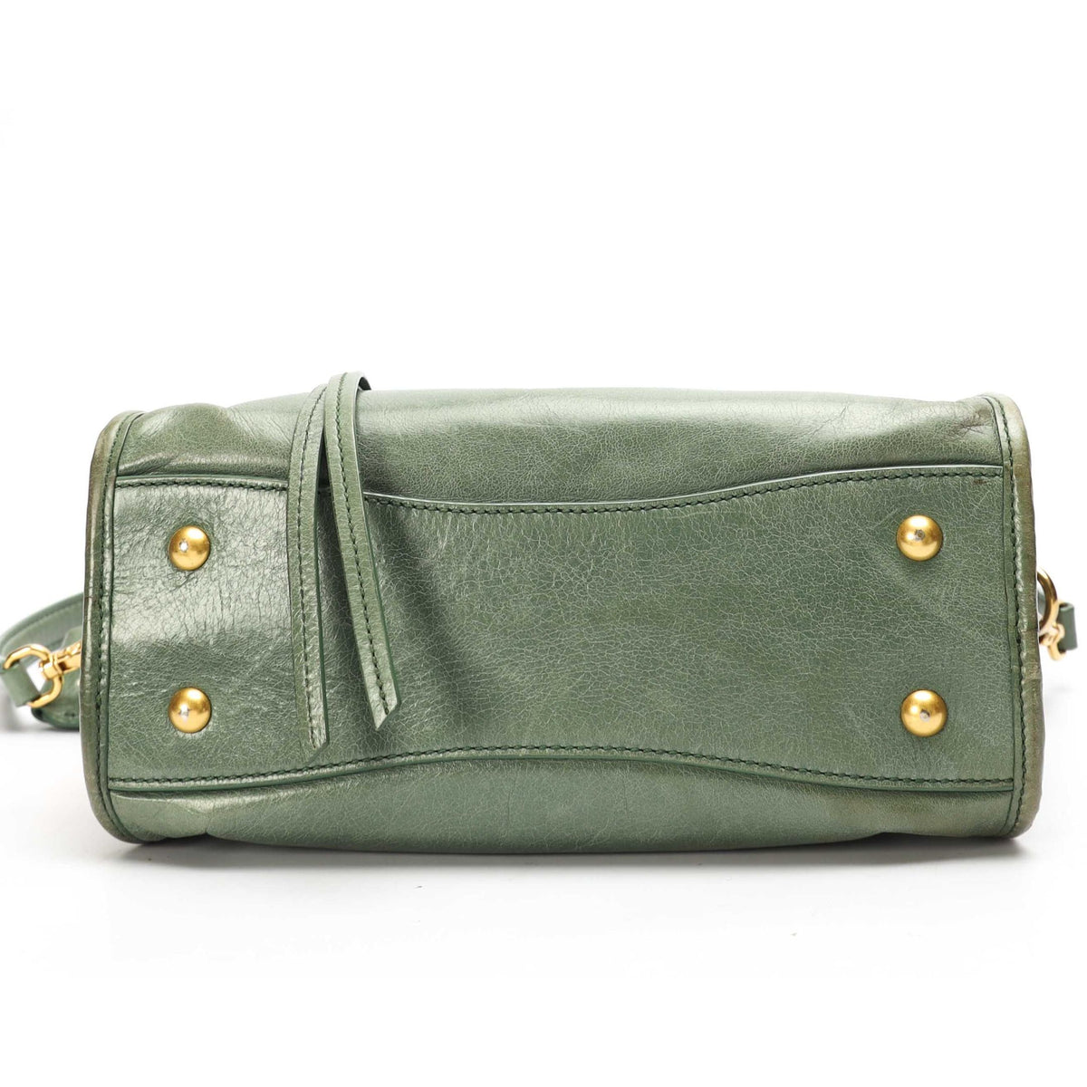 Miu Miu Vitello Shine Small Bauletto Handbag