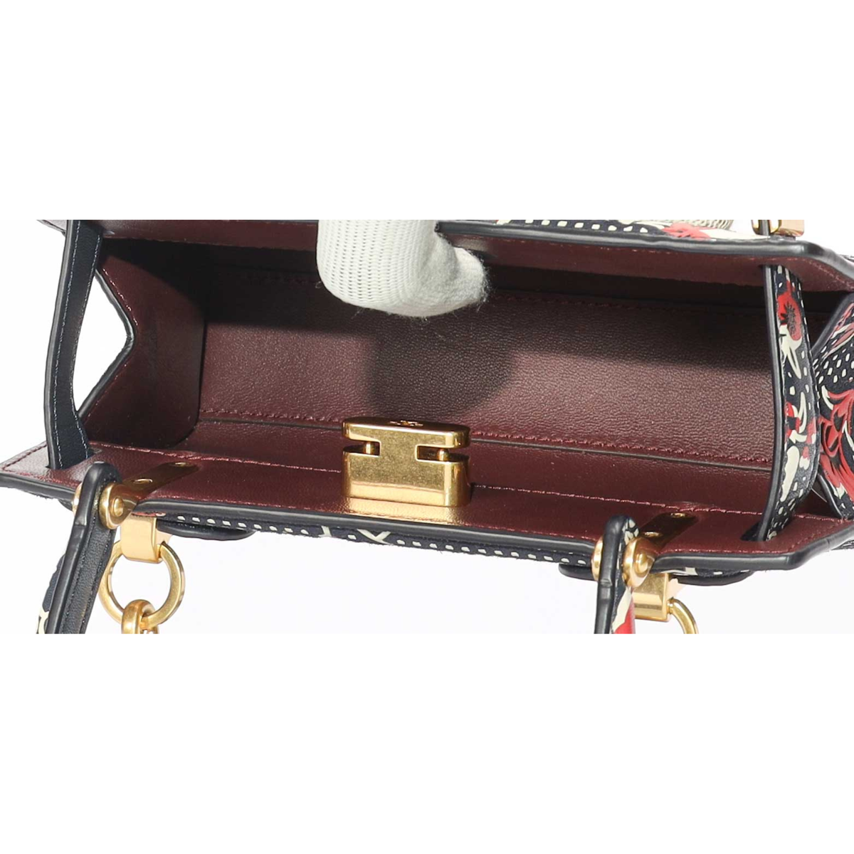 Tory Burch Lee Radziwill Floral Top handle bag
