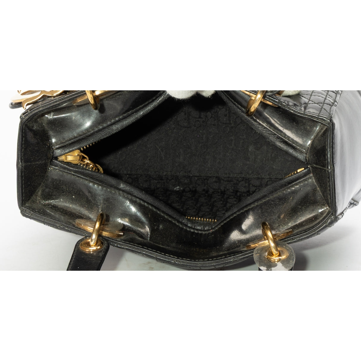 Dior Black Medium Lady Dior Bag