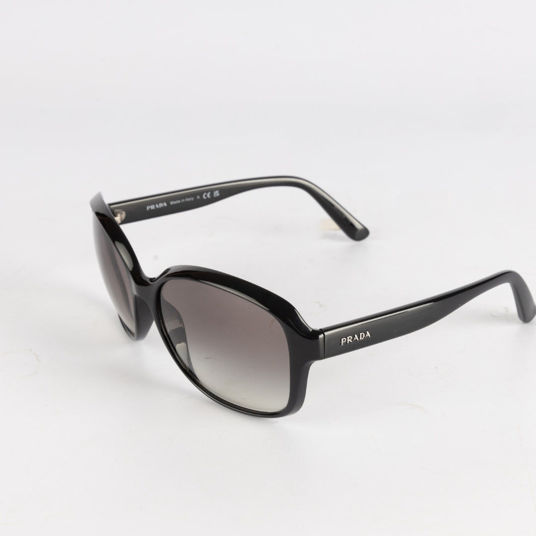 Prada Square SPR 18Q Black Sunglasses