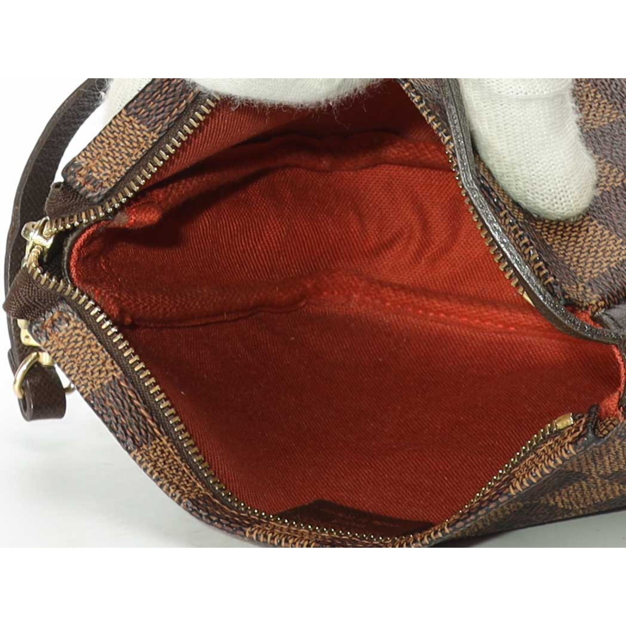 Louis Vuitton Damier Ebene Canvas Trousse Pochette Bag